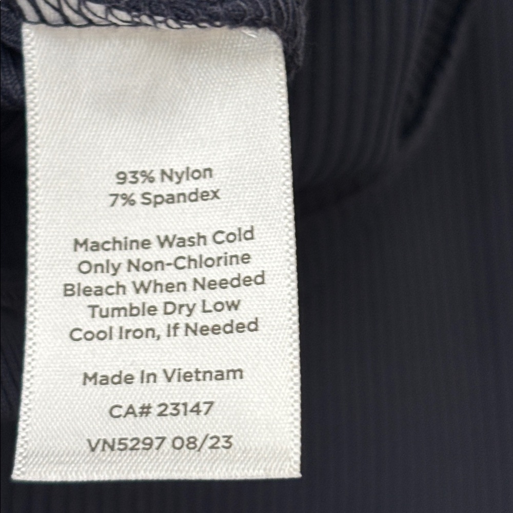 Talbots Navy Long Sleeve Top - Picture 5 of 5